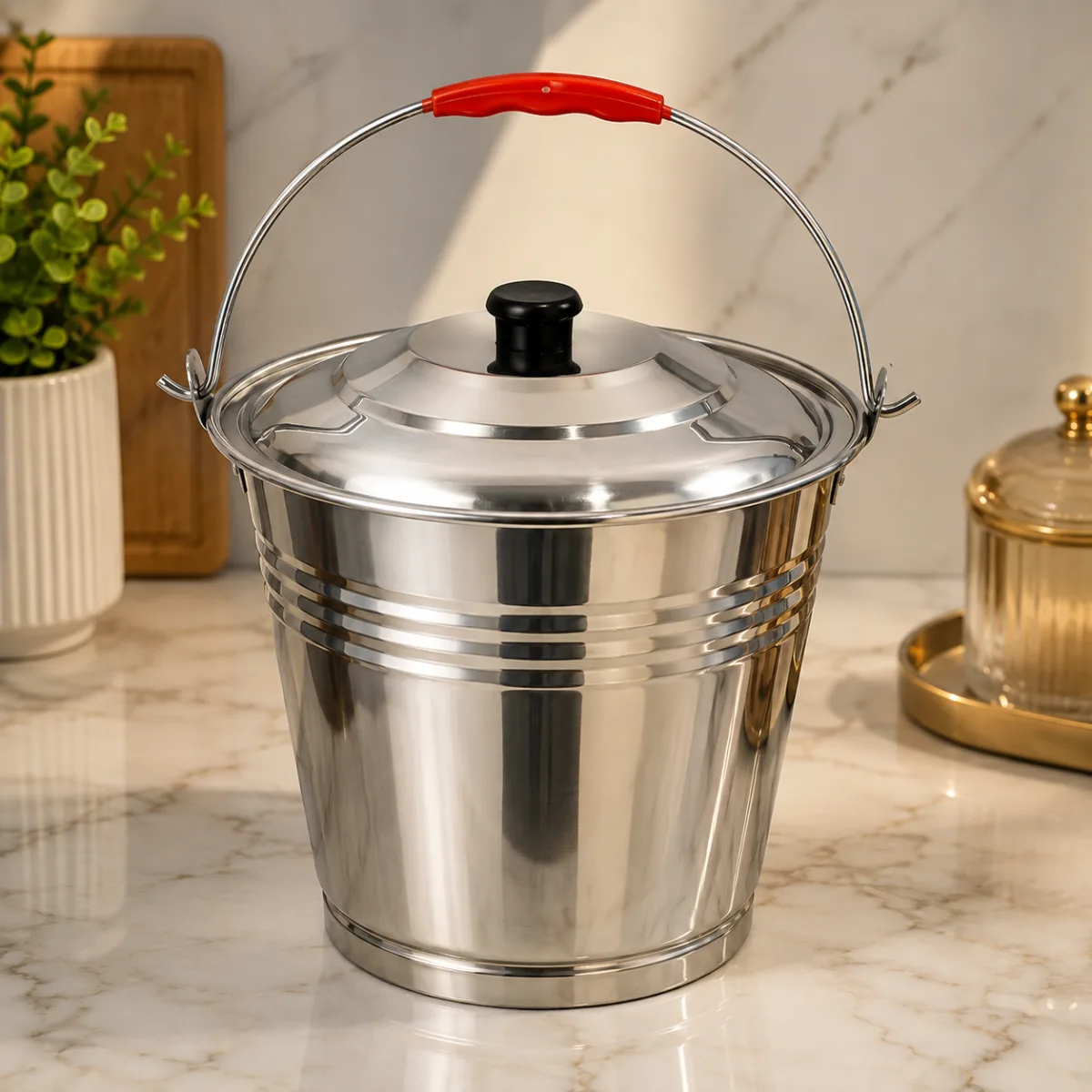 Stainless steel bucket 32cm