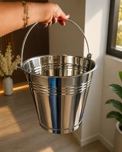 Stainless steel bucket 32cm
