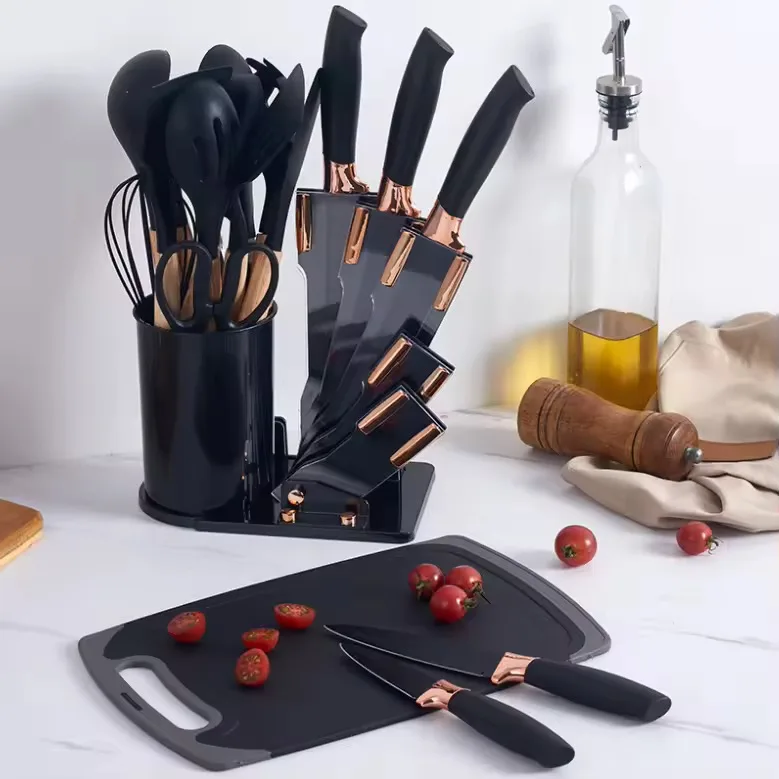 Knives & ladle set