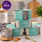 4pcs diamond mugs set 