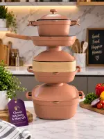 Delicious classic ceramic cookware set