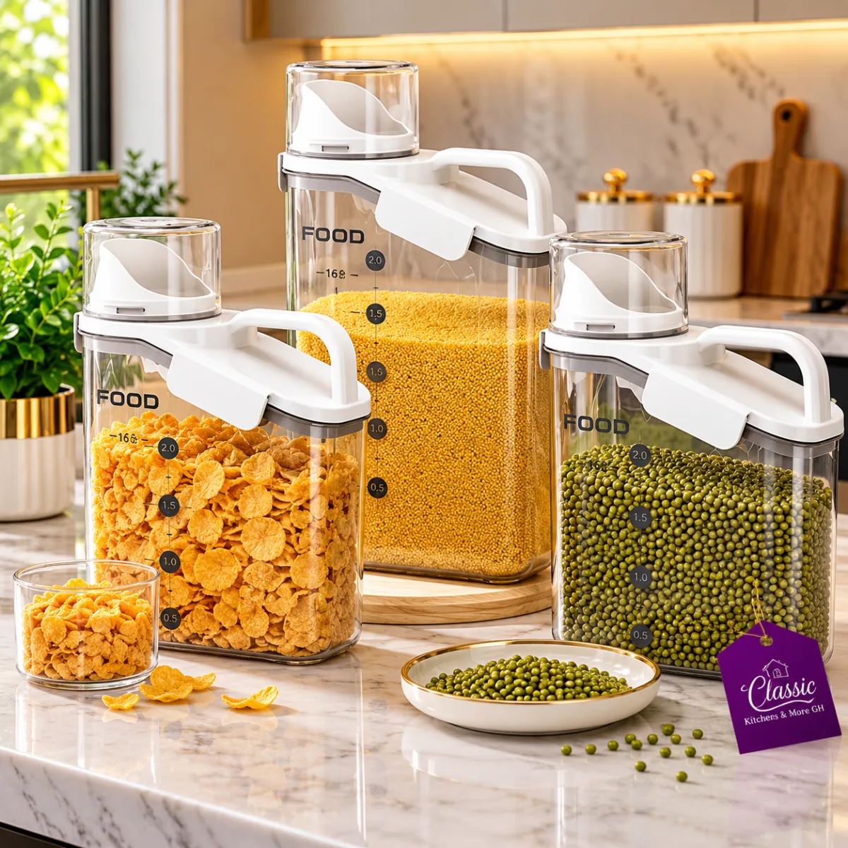 Cereal storage containers 2500ml