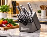 15pcs heavy duty stainless steel block knives set