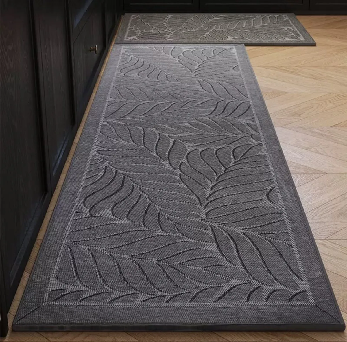 Heavy kitchen mat 2in1