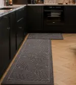 Heavy kitchen mat 2in1