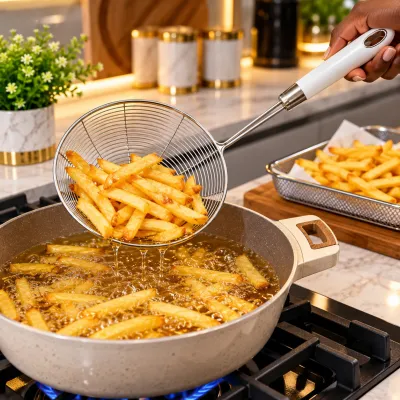 Stainless Spider strainer 