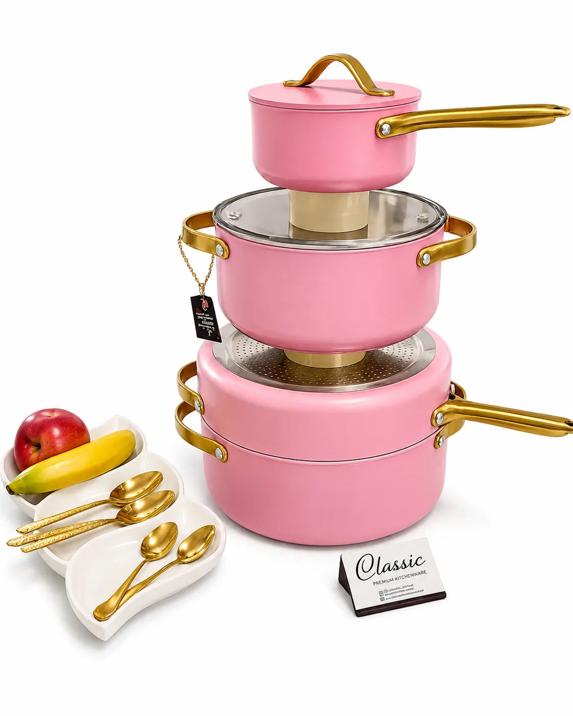 UCC life luxury ceramic cookware set 