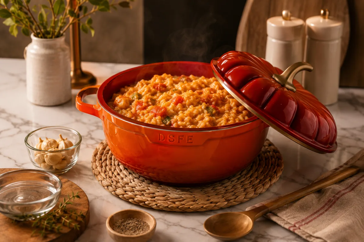Pumpkin ceramic Cookware Set