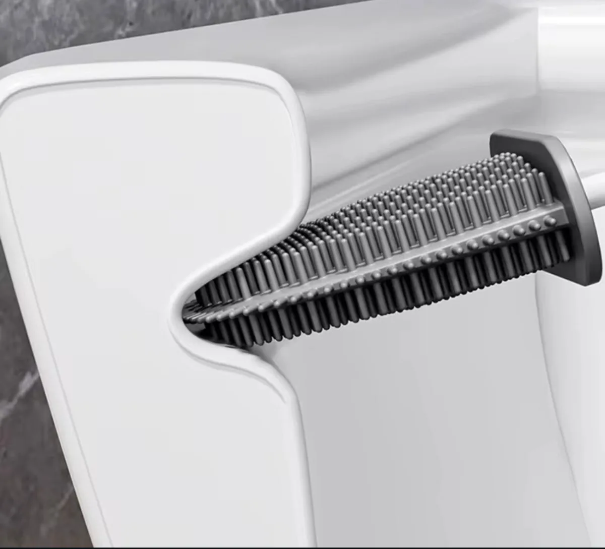 Duck shaped 3in1 toilet brush set